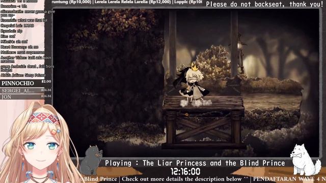 【The Liar Princess and the Blind Prince #1】My True Self is...【NIJISANJI ID | Layla Alstroemeria】 смотреть онлайн