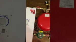 Обвязка электрокотла Эван для тёплого пола.