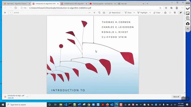 L0CS4306W01Sp21 Algorithm Analysis - Welcome, Introduction, and Course Policies смотреть онлайн