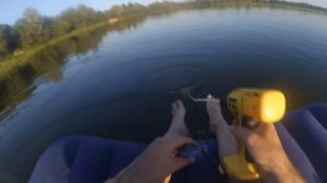 Гребной винт на шуруповерт 2. Лодочный мотор из шуруповерта