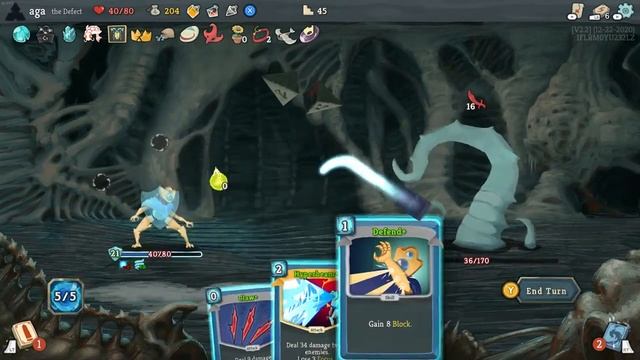 Slay the Spire Minimalist Achievement Run Defect (Hyperbeam/Claw Deck) смотреть онлайн