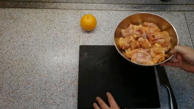 Курочка с апельсином (в духовке) Ооочень вкусно. смотреть онлайн