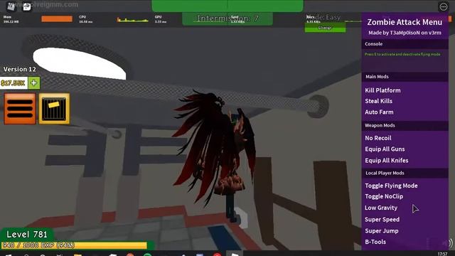 Roblox Zombie Attack Hack Script смотреть онлайн