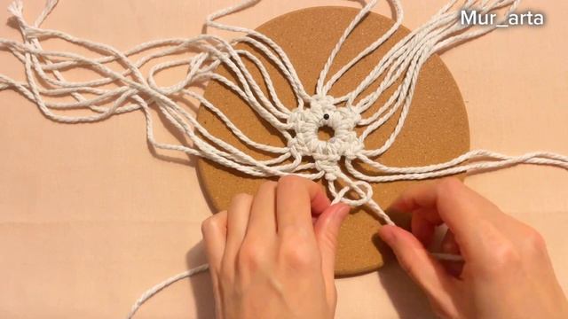Level up your Christmas decorations with this easy Macrame Snowflake tutorial смотреть онлайн