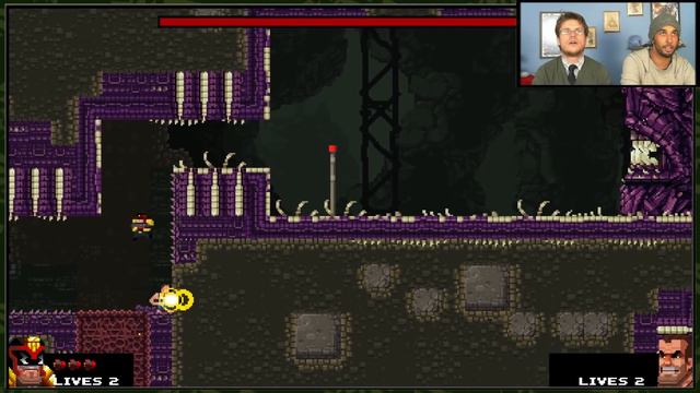 Broforce - GIANT ALIEN WORM BOSS!! - Part 15 смотреть онлайн