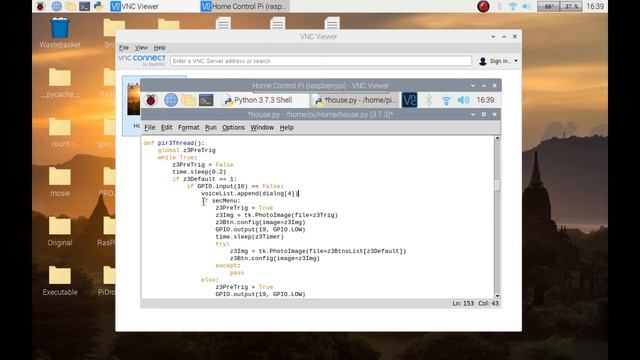 Heating & Security Control Part 31 - Raspberry Pi coding python tkinter gui смотреть онлайн