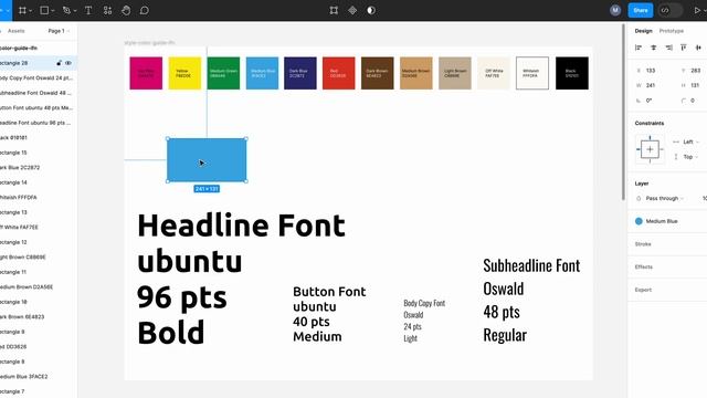 Applying a Color Style in Figma смотреть онлайн