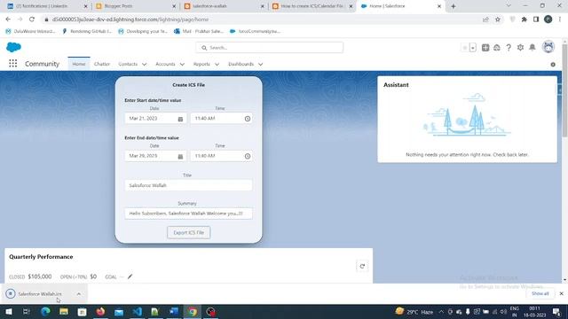 How to create ICS/Calendar File | Helps you to download the calendar invites смотреть онлайн