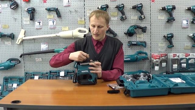 7. Аккумуляторный лобзик Makita JV101D. Краткий обзор. смотреть онлайн
