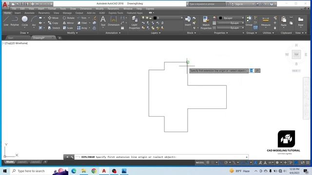 Autocad Line Tool Practice 4 смотреть онлайн