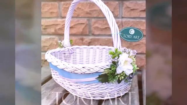 DIY.Корзина. Оформленая корзина своими руками _ на Пасху смотреть онлайн
