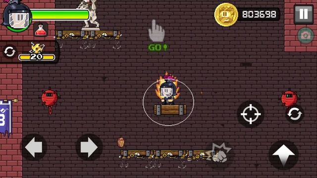 Dan The Man - Fright Zone final boss fight With King's Guards (No Damage). смотреть онлайн