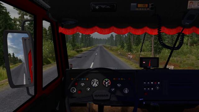 ETS2 I Kamaz ★ Schwerer Lkw-Unfall bei Murmansk ★ #262 Euro-Tour [Deutsch/HD] смотреть онлайн