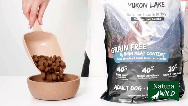 Распаковка Корм для собак Natura Wild DOG Yukon Lake (Франция)