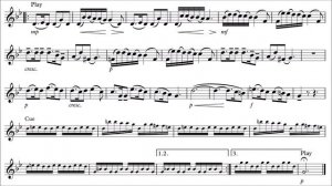 Clarinet Play-Along - Barcarolle by Schubert - with sheet music