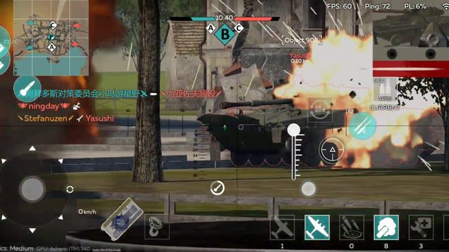War Thunder mobile: M3 Bradley gameplay смотреть онлайн