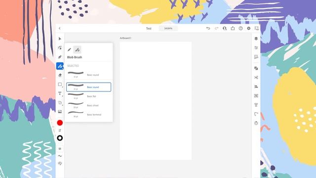 ADOBE ILLUSTRATOR FOR IPAD - VIDEO 6 - PENCIL & BLOB BRUSH TOOL смотреть онлайн