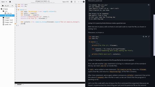 Rust Lang Book Ch 12 — 01+: An IO Project смотреть онлайн