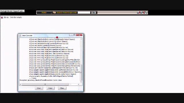 The dreaded java runescape error смотреть онлайн