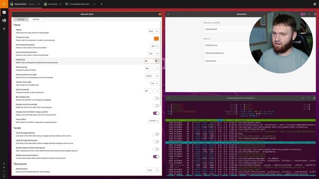 Tiling Window Manager for Everyone - Material Shell GNOME Extension смотреть онлайн
