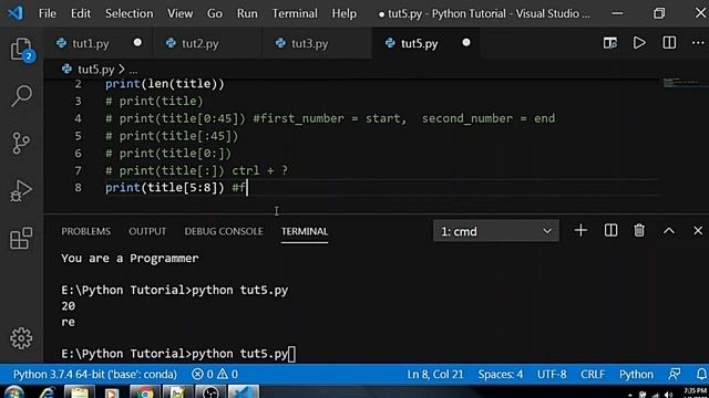 What is Slicing in Python and How to apply it on String ? Part 5 Urdu / Hindi смотреть онлайн