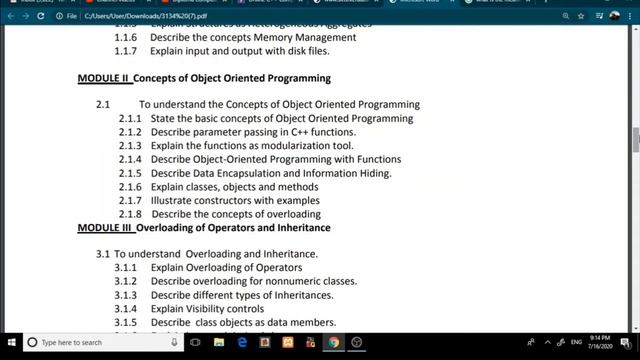 #polytechnics Diploma In Computer Engineering Semester 3- Object Oriented Programming C++(Session 1