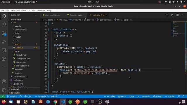 SISTEMA DE MODULOS DO VUEX - Vue.js смотреть онлайн