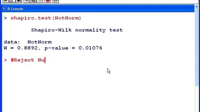 R Tutorial : Hypothesis Tests for Normality смотреть онлайн