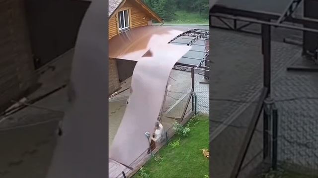 Навес из поликарбоната Спецкаркас | Навес для машины 12*6 смотреть онлайн