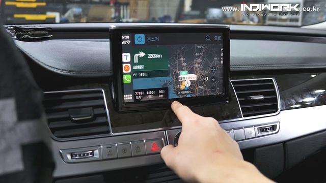 2015 Audi A8 Touch Control Apple Carplayby 인디웍 indiwork смотреть онлайн