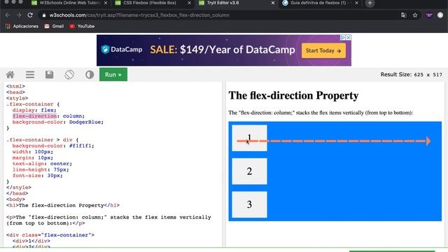 #2 Entender ?FLEX-DIRECTION ? de FLEXBOX смотреть онлайн