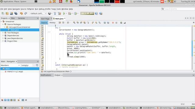 java network programming 1.11 برمجة الشبكات بلغة جافا. كتابة خادم ارسال جماعي смотреть онлайн