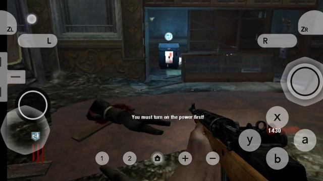CALL OF DUTY BLACK OPS ZOMBIES GAMEPLAY ON DOLPHIN EMULATOR ROUND 0 TO 5 смотреть онлайн