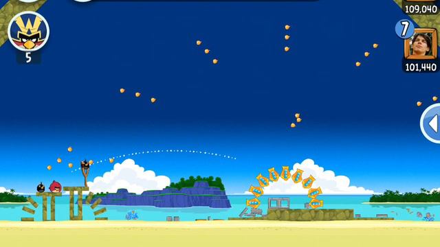 Турнир Angry Birds Friends Tournament Неделя 63 Уровень 6 от 29 июля 2013 - Прохождение на 3 Звезды смотреть онлайн