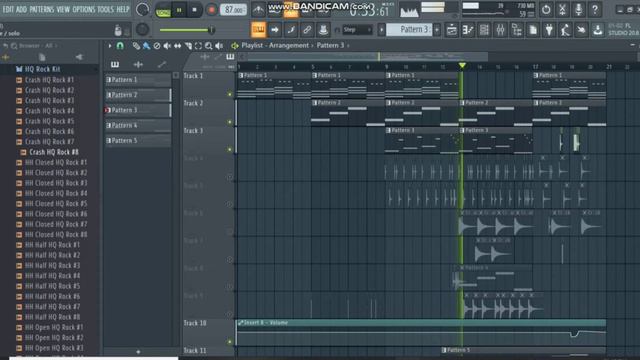 I made a Rock music with stock plugins in FL studio 20 (trail version) смотреть онлайн