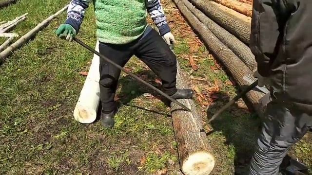 Как быстро снять кору с бревно. смотреть онлайн