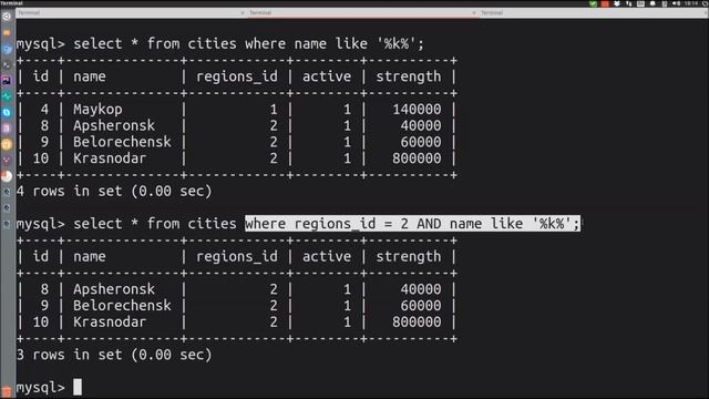 Основы SQL - #3 – Редактирование таблиц, расширенные возможности SELECT, функции смотреть онлайн