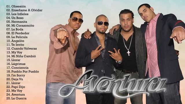 AVENTURA MIX ROMÁNTICAS SUS GRANDES ÉXITOS  - AVENTURA BACHATA MIX SUS MEJORES ÉXITOS