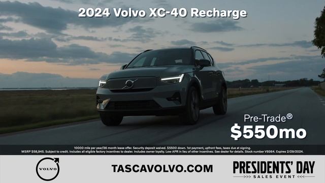 Save on All-Electric Volvo C40 & XC40 at Tasca Volvo in Cranston, RI смотреть онлайн