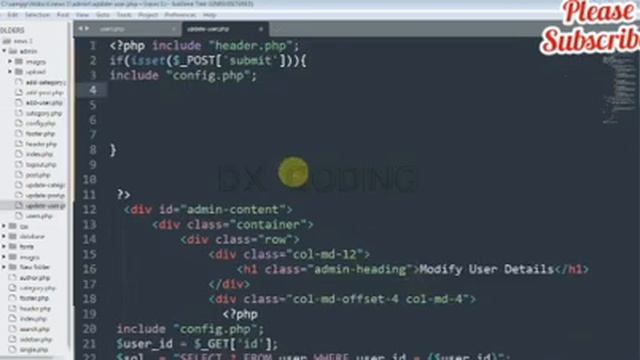 PHP MySQL update Data Name tutorial in Hindi Dx coding смотреть онлайн