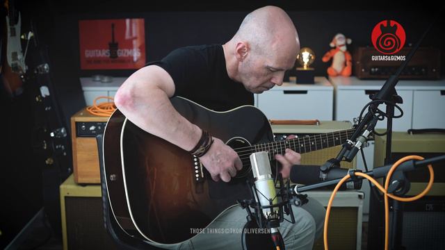 Gibson J-45 Standard acoustic guitar. Tones from Gibson's Workhorse. смотреть онлайн