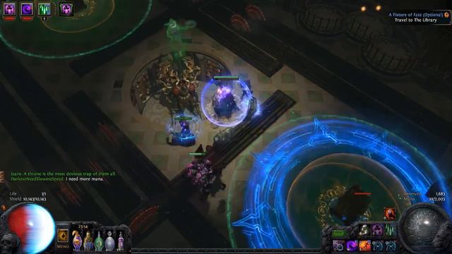 Path Of Exile CI Bladefall Mine Uber Izaro смотреть онлайн