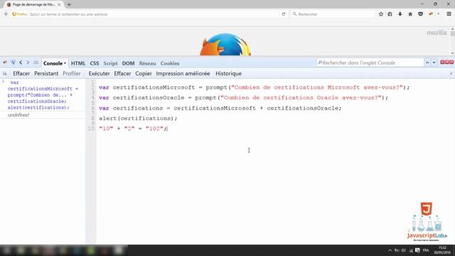 Convertir une chaîne de caractères en nombre - 20/31 смотреть онлайн