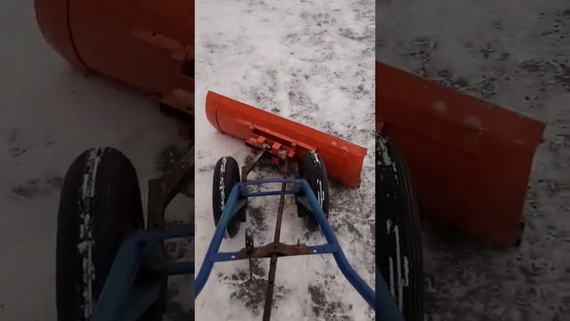 Отвал ручной для уборки снега продолжение. смотреть онлайн