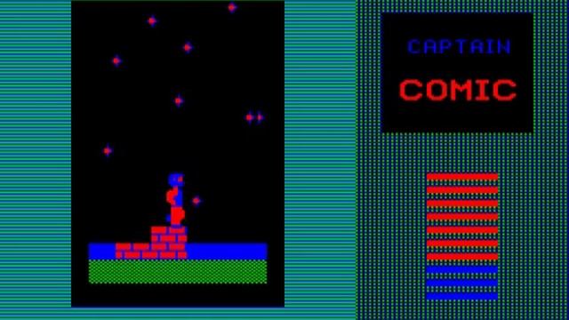 БК-0010, игра Captain Comic (BK-0010, Captain Comic)