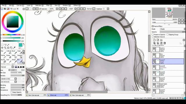 Silver from the Angry Birds movie 2 [speedpaint] смотреть онлайн