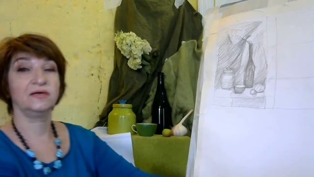 Видеоурок по академической живописи: гризайль смотреть онлайн