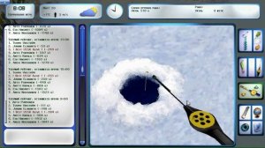 Ловим окуня на новом озере Perajarvi в русской версии ProPilkki 2 (пропилки 2)