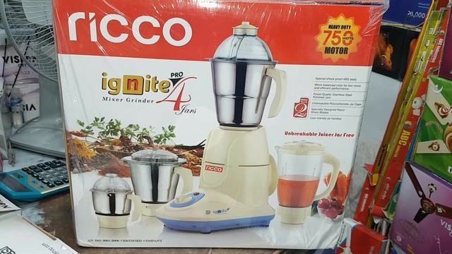 Rico mixer grinder 750w смотреть онлайн