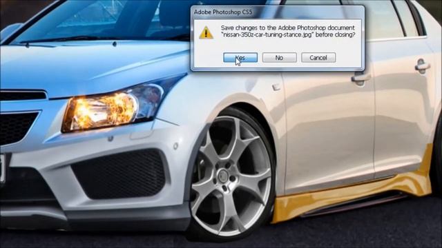 VIRTUAL TUNING CHEVROLET CRUZE PHOTOSHOP смотреть онлайн